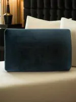 Sleepsia Memory Foam Orthopedic Thin Pillow (Ultra Slim) Pillow For Sleeping - Black