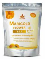 Havintha Natural Sun Dried Marigold Flower Tea | Good Antioxidant | Detox Tea | Anti-Inflammatory | Eases Menstrual Pain - Marigold Tea - 50gm
