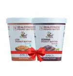 REALFITNESS Peanut Butter Smooth 25g Protein Cholesterol Free (Choco Smooth & Real Crunchy, 1 KG)