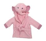 I Got Baby Light Pink cotton Bathrobe with Hood