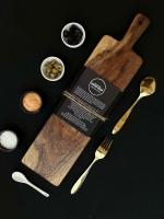 WOODCHOP Acacia Wood Cutting Board | Cheese Platter | Charcuterie Board (18 x 6 x 0.5 Inch)