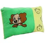 Amardeep And Co Green Baby Stuffed Toy Pillow