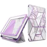 i-Blason Cosmo For iPad Air 3 10.5 Inch,iPad Pro 10.5 Inch Purple Full-Body Trifold Stand Back Cover