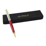 Auteur Focus Red Brass Blue Ink Ball Pen