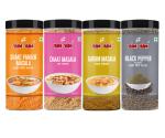 YUM YUM Spices Combo Pack 800g (Shahi Paneer, Chaat Masala, Garam Masala & Black Pepper Powder)