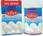 Yuvraj Bikaneri sweets Rasgulla    Tin Pack (1.25 kg)