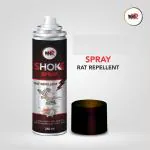 Shokk powerful rat protection for wire cars bikes Rat Repellent Spray Highly Effective Lasts long 150ml Pack of (1)