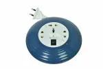 HAVELLS Cosmo Reel 2 Pin 5 Metre Flexbox 3 Socket Extension Boards (Blue, 5 m)