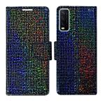 A D Enterprises Glitter Flip Cover for Vivo Y20i | Magnetic Case | Shock Absorbent | Flip Cover Vivo Y20i