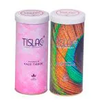 Tislac Glo Abstract 2 Ply Dry Facial Tissue in Paper Tube Box - Pack of 2, 60 Pulls Per Pack