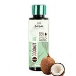 Nat Habit Cold Pressed 100% Pure Virgin Coconut Oil for Skin & Hair, Of Raw Coconut from Tamil Nadu & Kerala | Body Massage Oil, Hair Oil, 200ml