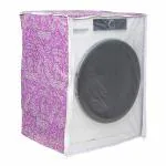 Classic Front Load Washing Machine Cover for Samsung 8.5 Kg, 9 Kg, 9.5 Kg, 10 Kg, 10.5 Kg, 11 Kg, 11.5 Kg, 12 Kg | 72CmsX63CmsX81Cms | Purple Flower