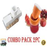 SATSUN Combo of Multipurpose Dry Fruit Slicer And Nano Juicer ( 2Pcs, MultiColor)