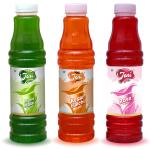 Jeni Mava Malai + Kesar Elaichi + Rose Sharbat & Syrup /Non-Fruit Synthetic Syrup Combo/Gift Pack/Summer Combo (700ml X 3)