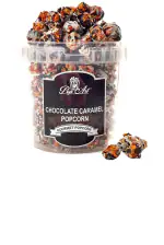 Popart Chocolate Caramel Flavoured Popcorn | Ready to Eat Snack | Chocolate Caramel Popcorn | Gourmet Popcorn| Non-GMO |Chocolate Caramel Snack |Air-Tight Jar | 275 Grams
