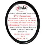 SKALA Gasket Compatible With Prestige Aluminium Deluxe | Popular Plus 1.5 ltr Outer Lid Pressure Cooker 170 mm (Pack of 1) Pressure Cooker Gasket ()