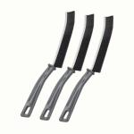 DAPEMPORIUM gap cleaning brush, multi-functional angle gap brush tool for window track, sink, bathroom shower floor, deep tile joints, kitchen, door home grout cleaning long handle groove dust cleaning brushes (pack of 3)