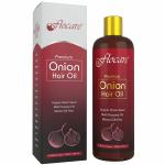Flocare Onion Hair Oil for Strong Healthy Hair With Pure Argan oil, Almond, Olive, Jojoba, Coconut oils, Reduces Hair Fall, Mineral oil free, All hair types (100 ml)