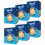 Equal Classic Zero Calorie Sweetener, Sugar Free, Calorie Control, 100 Sachets, Pack of 6