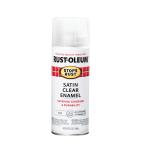 Rust-Oleum STOPS RUST 285092 Protective Enamel Spray Paint SATIN CLEAR, 340 grams