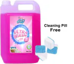Berries & Bleach 5 lt Ultra Wash Liquid Detergent For Top&Front Load Machine Four Washing Tablet Free