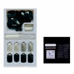 Coslifestore CLS Press On Nails Pack of 30 With Full Application Kit With Nail Glue, Jelly Tabs, Manicure Tool Perfect Diy Nail Extension Set