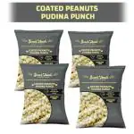 SnackAmor Baked Pudina Peanut : Millet enriched - Pack of 4 (400g net)