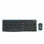 Logitech MK275 USB Wireless Keyboard and Mouse Set for Windows, 2.4 GHz Wireless, Compact Wireless Mouse, 8 Multimedia & Shortcut Keys, 2-Year Battery Life, PC/Laptop - Black