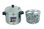 TENNYSON STAINLESS STEEL SPECIAL IDLI MAKER BIG WITH THICK GAUGE PLUS EXTRA DEEP PLATES
