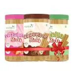 Hathmic wafer stick combo, pack of 3 (chocolate, vanilla, strawberry) 900g
