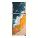 Sticker Studio Marble Texture Fridge Door Sticker Double Door Refrigerator Wrap Vinyl 60 cm X 152 cm