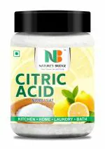 Nature's Bridge Natural Citric Acid | Nimbu Sat | Lemon Salt | Citric Acid Crystals - 400 Gm Jar
