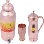 Shivshakti Arts SSA-2467-4-1 Jug Glass Set (Copper)