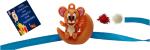 Kavim Kids RAKHI 23447 Plastic (PVC) Rakhi Set (Tom & Jerry Soft Eraser Rakhi 1 Set n Greeting card Roli Chawl)