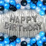 AT Presents Happy Birthday Decoration Combo/ Kit / Pack Perfect Combination Make Occasion Merorable For Life Times (Set of 60)