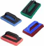 Shopimoz Handle Cleaning Brush - Multipurpose Scrubber Brush for Tile Cleaning, Bathroom Kitchen Floor Cleaner (Multicolor) Pack of 4