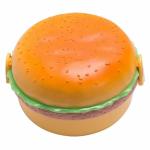 MSclassy Burger Shape Lunch Box -Tiffin Box, Leak Proof Plastic Lunch Box with Compartments