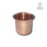 SHINI LIFESTYLE Copper Panch Patra Glass with arga & aachmani, Panchapatra Set to Serve Holy