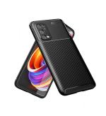 Golden Sands Realme X7 Pro, Realme X7 Pro 5G Back Cover Drop Tested Shock Proof Slim Armor Aramid Carbon Fibre Rugged TPU Case for Realme X7 Pro, Realme X7 Pro 5G, Mirage Black