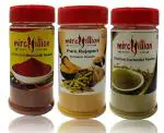 Mirchillion Red Chilli(2) PowderplusTurmeric(2) PowderplusCoriander Powder(2) - 180x2 gm, Pack of 6