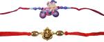 Kavim Kids KARA 22239 Assorted Rakhi Set (Motu Patlu and Ganesh Ji Rakhi)