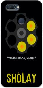 CustomEra Oppo A12 Multicolour Sholay Logo Design Polycarbonate Hard Case Back Cover