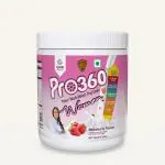 Pro360 Women Strawberry Flavoured Health Supplement Protein Powder 250 g