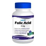 HealthVit Folic Acid 5MG 60 Tablets For Cardiac Care