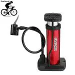 FASTPED Black Plastic Cycle Pump Mini Bike Foot Activated Floor Bicycle