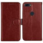 JOBINKA Oneplus 5T Vintage Leather flip Case Cover| Inside TPU with Card Pockets Wallet Stand Magnetic Closure 360 Degree Complete Protection Vintage Flip Cover for Oneplus 5T - Brown