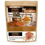 ATHARV GROUNDNUT Chutney Powder I Crispy & Authentic Taste I 100% Organic I Pack of 2 - 400 Gram