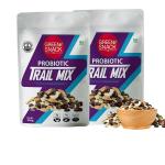 The Green Snack Co. Nuts And Seeds Probiotic Trail Mix For Daily Eating 250 G X 2 Packs Pack Of 2