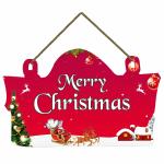 Webelkart Premium Merry Christmas and Printed Wall Hanging/Door Hanging for Home and Christmas Decorations ( 10 X 8 INCHES)