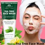 Intimify Tea Tree Face Wash for Deep Cleaning, Excess Oil Control & Clear Dark Spots